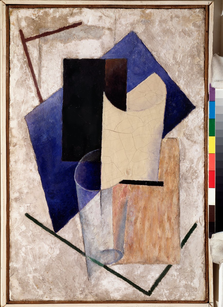 Nature morte (Still life), 1920 (öljy puulle). tekijältä Vladislav Maximilianovich Strzheminsky