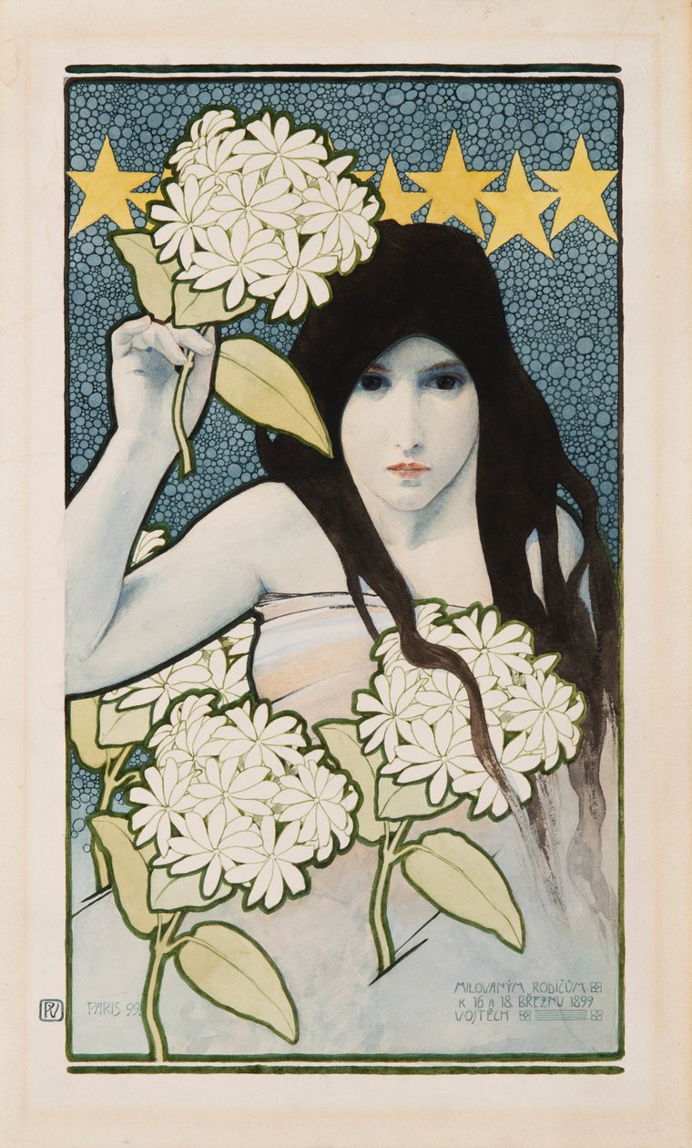 Päivän ja yön diptyykki, 1899. tekijältä Vojtěch Preissig