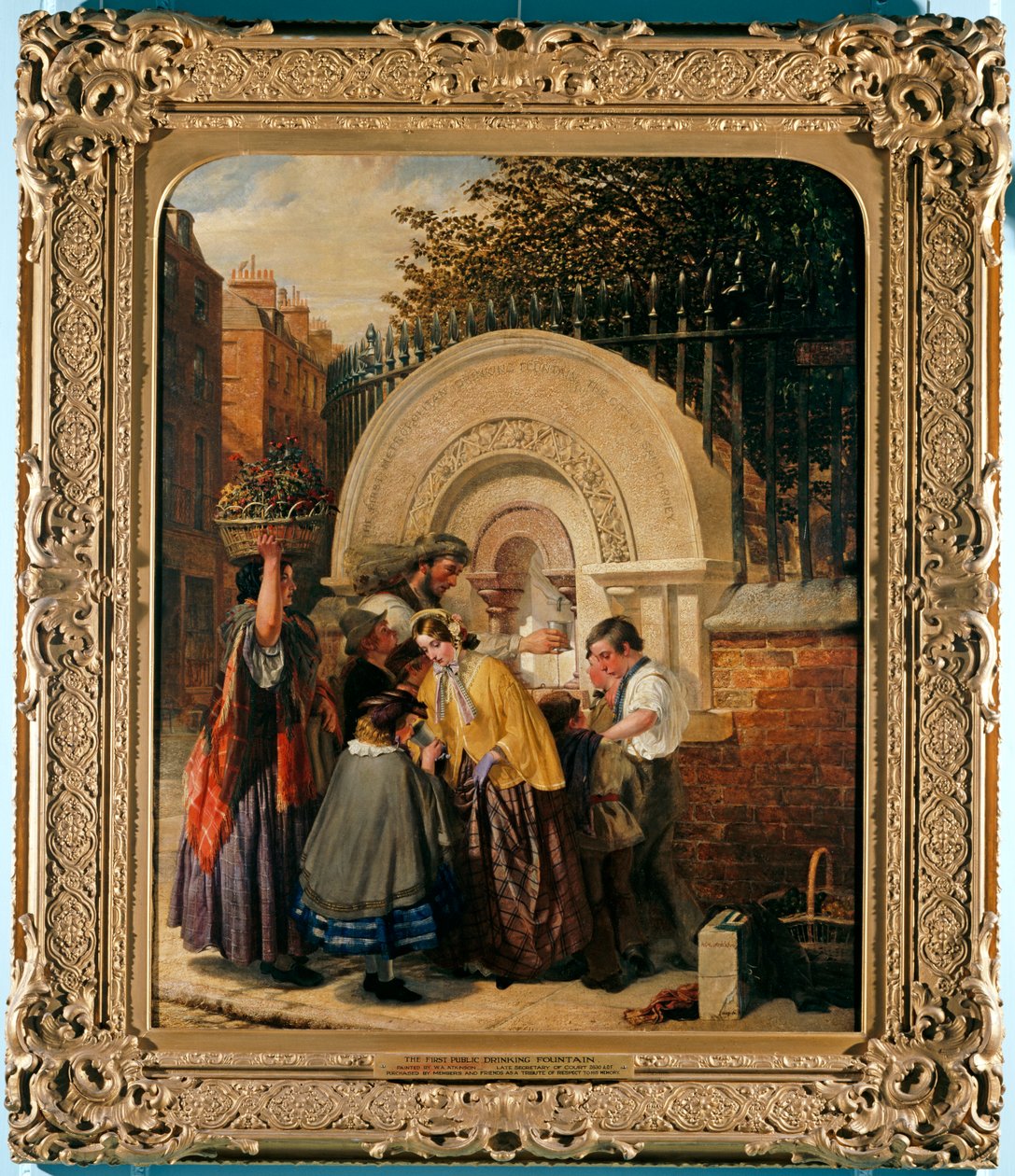 Ensimmäinen julkinen juomalähde, 1859-60 tekijältä W. A. Atkinson