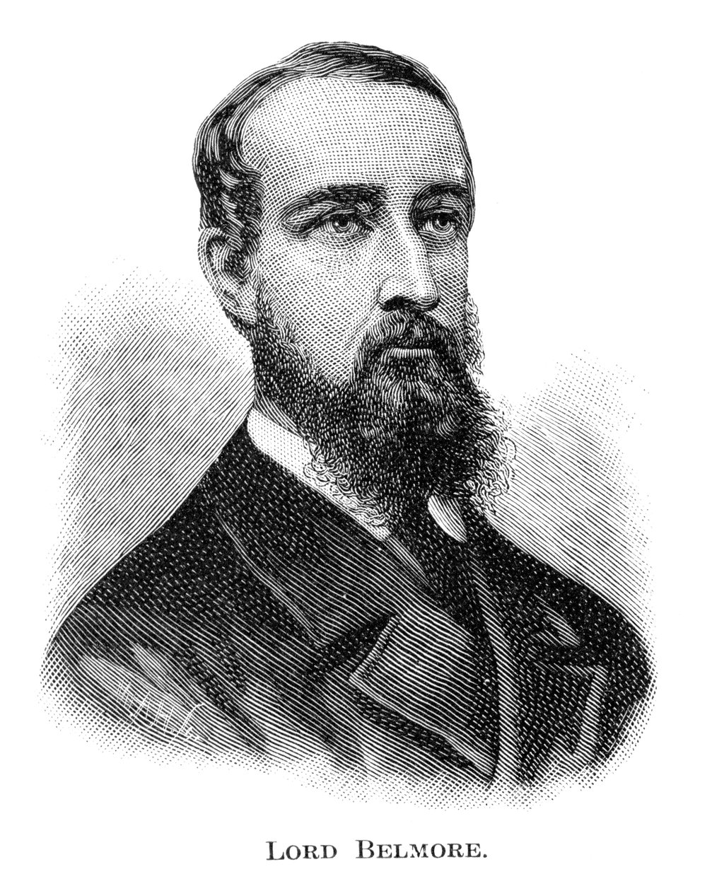Lord Belmore, Uuden Etelä-Walesin kuvernööri, 1886. tekijältä WA Hirschmann