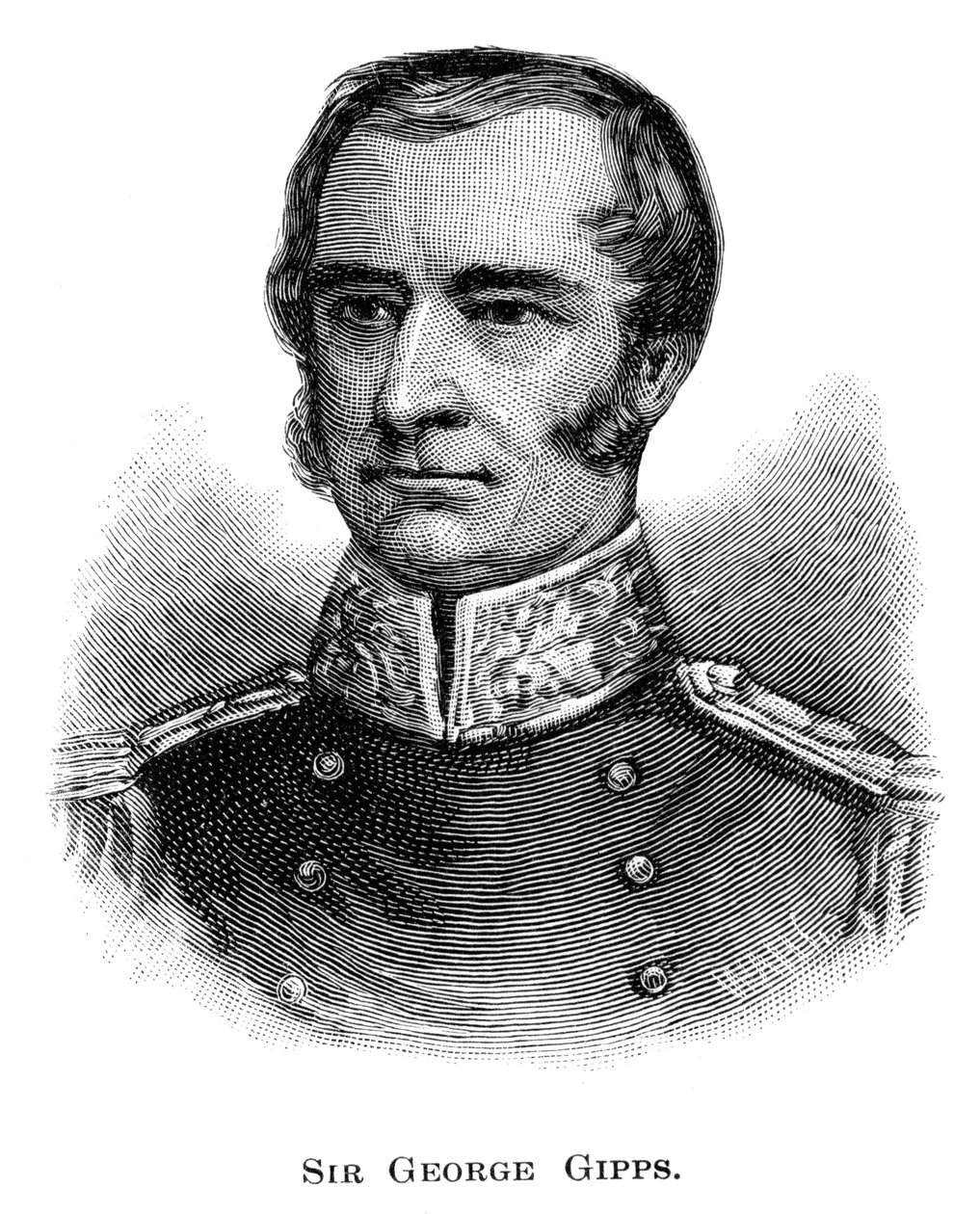 Sir George Gipps, Uuden Etelä-Walesin kuvernööri, 1886. tekijältä WA Hirschmann