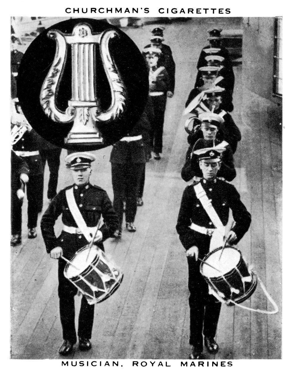 Muusikko, Royal Marines, 1937. tekijältä WA and AC Churchman