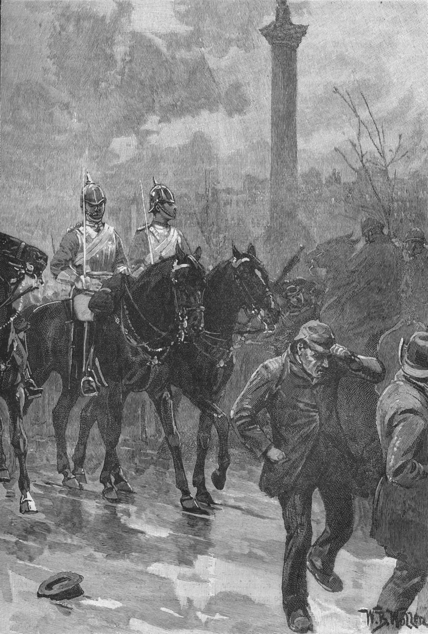 "Bloody Sunday", Lontoo, 1887 1906 tekijältä WB Waller