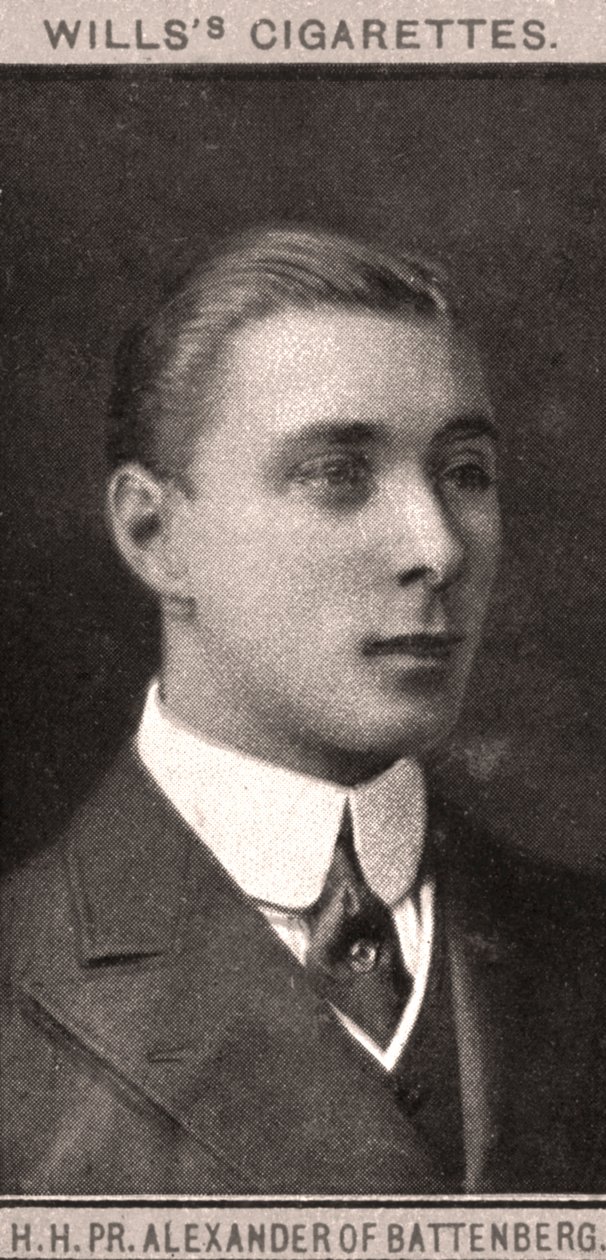 H.H, PR. Aleksanteri Battenbergilainen, 1908. tekijältä WD and HO Wills