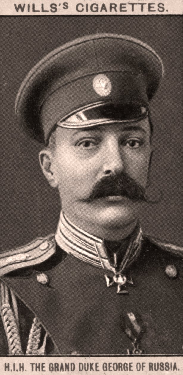H.I.H. Venäjän suurherttua George, 1908. tekijältä WD and HO Wills