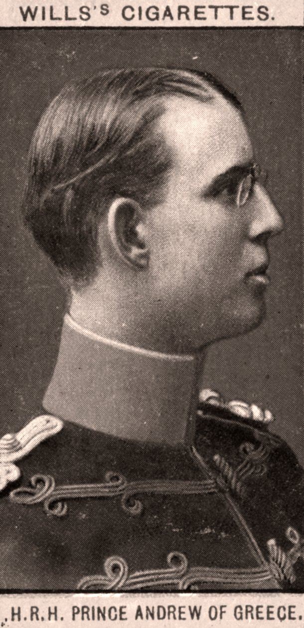 H.R.H. Kreikan prinssi Andrew, 1908. tekijältä WD and HO Wills