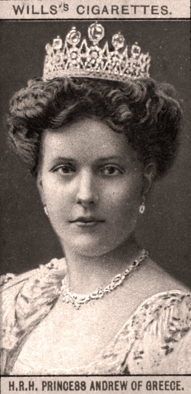 H.R.H. Kreikan prinsessa Andrew, 1908. tekijältä WD and HO Wills