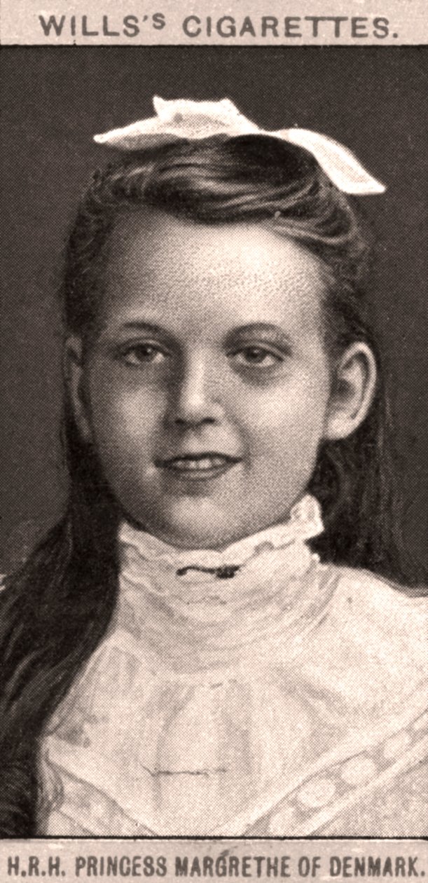 H.R.H. Tanskan prinsessa Margrethe, 1908. tekijältä WD and HO Wills