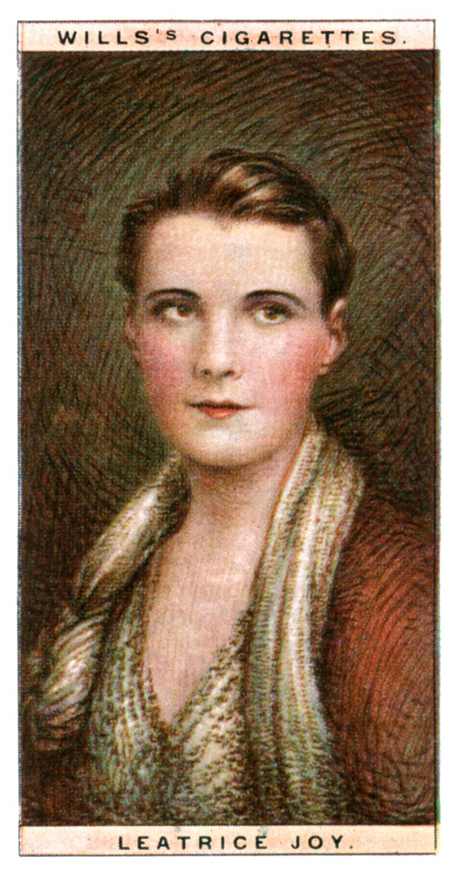 Leatrice Joy 1893-1985, yhdysvaltalainen näyttelijä, 1928. tekijältä WD and HO Wills