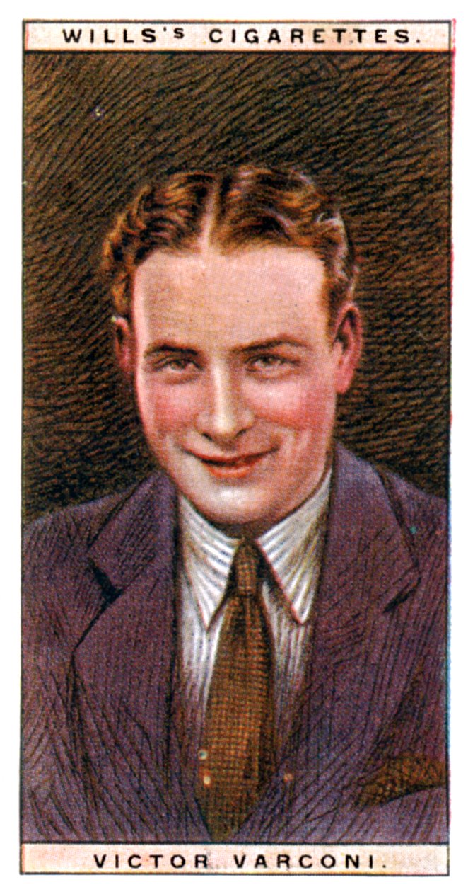 Victor Varconi 1891-1976, unkarilainen näyttelijä, 1928. tekijältä WD and HO Wills