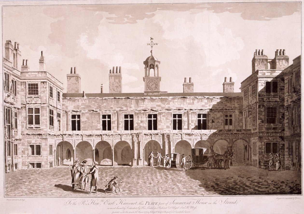 Somerset House, Lontoo, 1777 tekijältä WG Moss