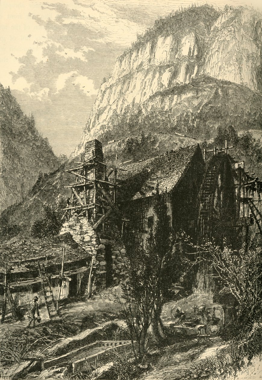 "Cumberland Gap, idästä", 1872. tekijältä W.H. Morse