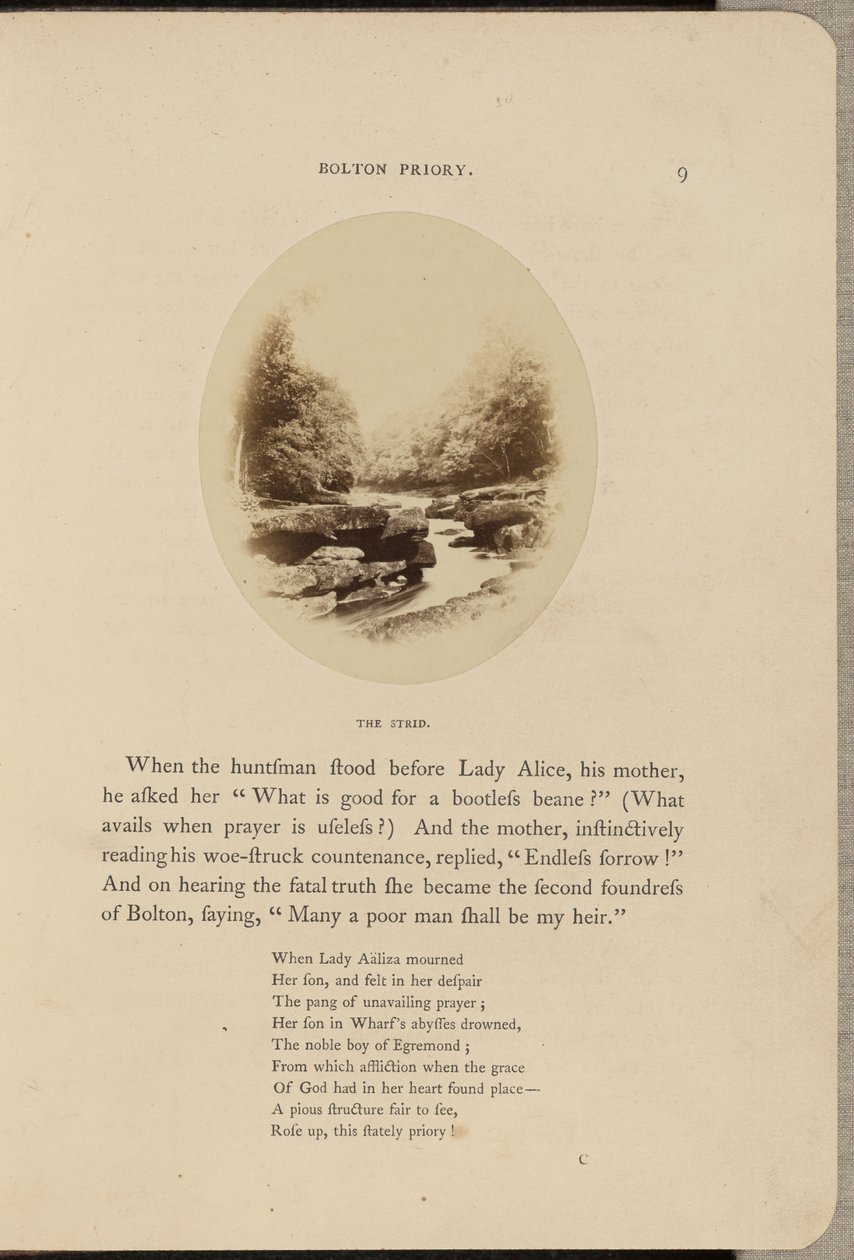 Bolton Priory; The Strid tekijältä W.R. Sedgfield