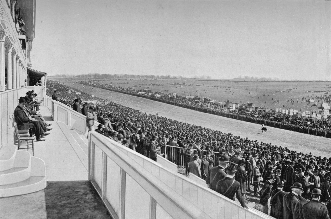 The Derby: View Down The Course, c1903, 1903 tekijältä William Albert Rouch