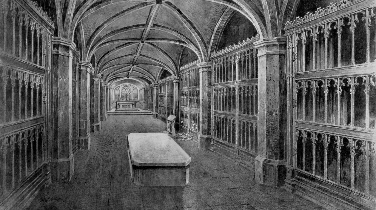 Kuninkaallinen hautapaikka, Windsor, Berkshire, 1910. tekijältä W. B. Robinson