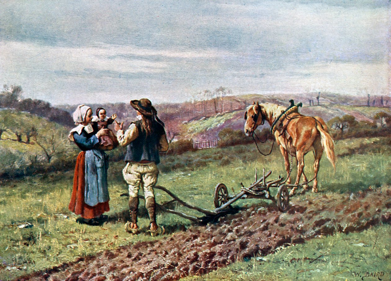 "A Scene in Bretagne", 1902-1903 tekijältä W Baird