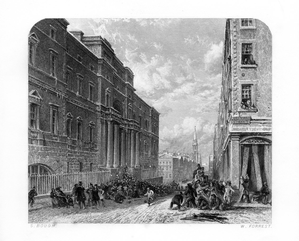 Edinburghin yliopisto, Skotlanti, 1870. tekijältä W. Forrest