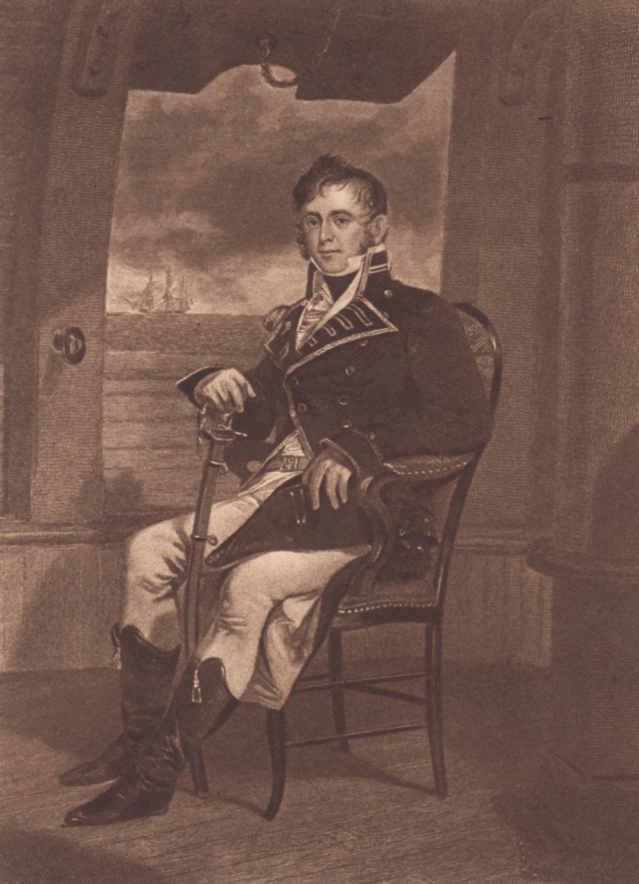 Kapteeni James Lawrence (litho) tekijältä John Ward Dunsmore