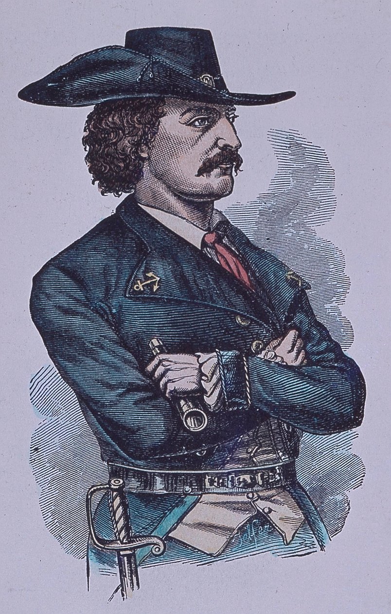Jean Lafitte (värillinen kaiverrus) tekijältä John Ward Dunsmore