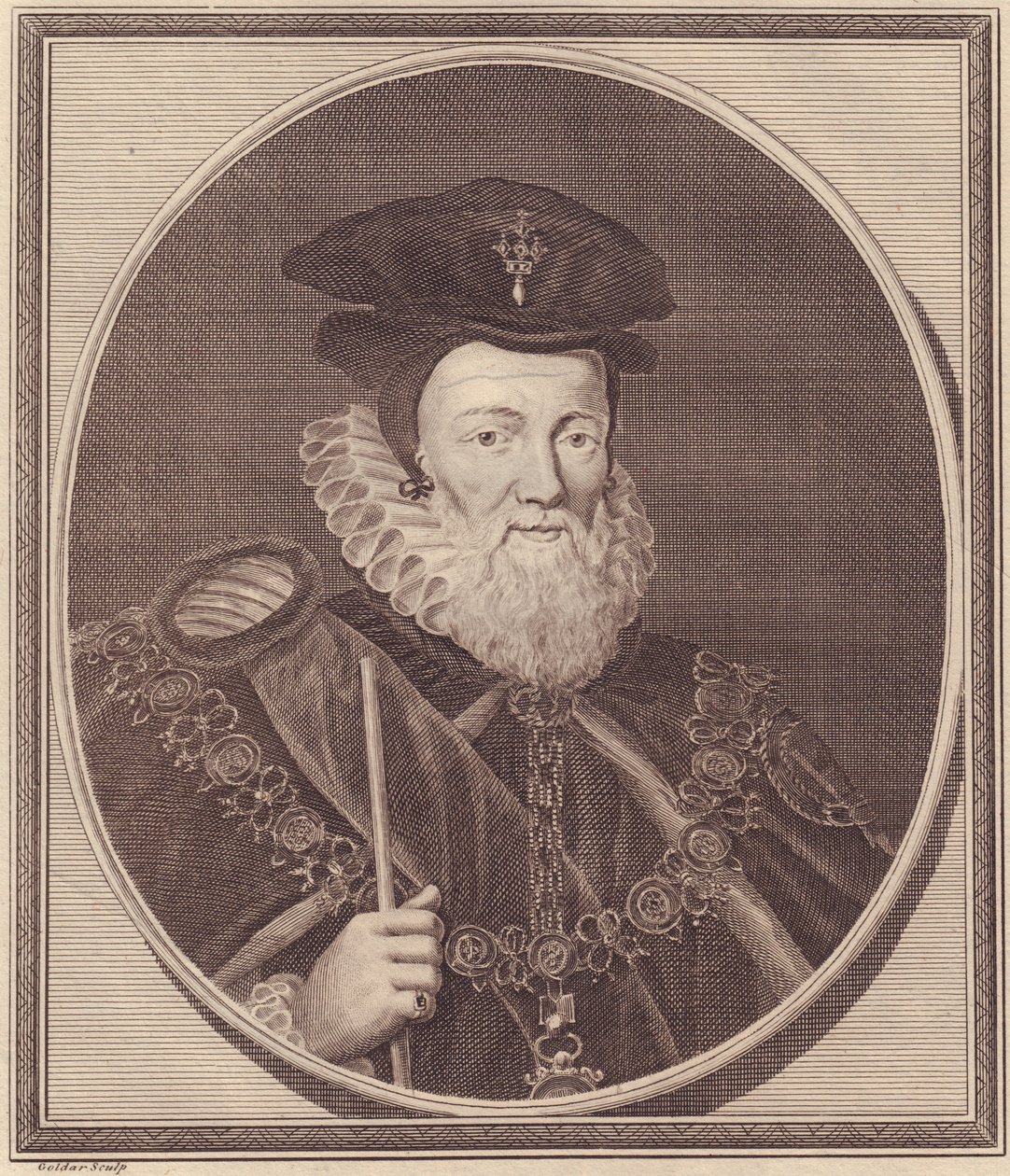William Cecilin muotokuva tekijältä John Ward Dunsmore