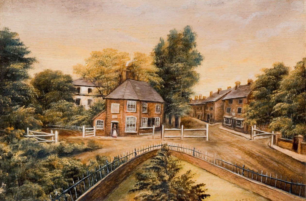 Old Toll Gate, Villa Road, Handsworth, 1829-1850. tekijältä W. Green