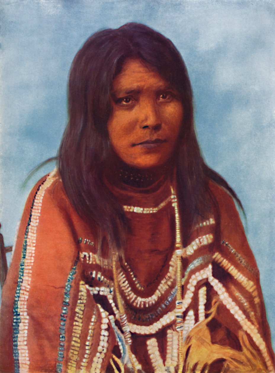 Sarcee-intialainen nainen, 1912 tekijältä W. Hanson Boorne
