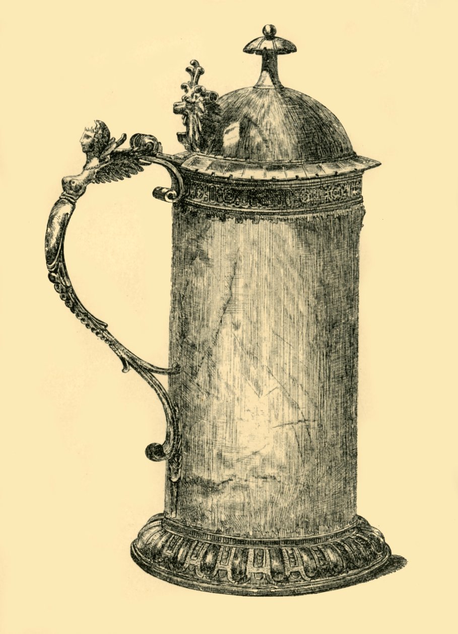 Tankard, 1600-luvun alku, 1881. tekijältä W. Harbutt
