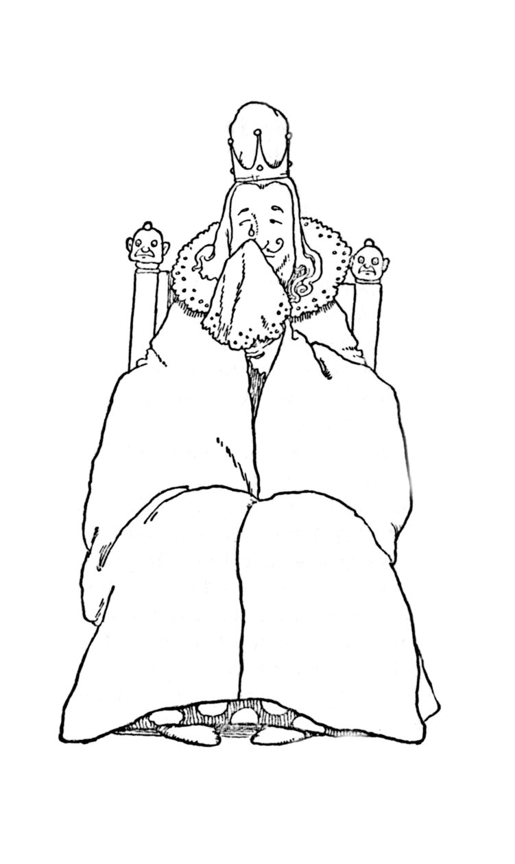 Ja hän itki kuin lapsi, vuodelta 1930 tekijältä William Heath Robinson
