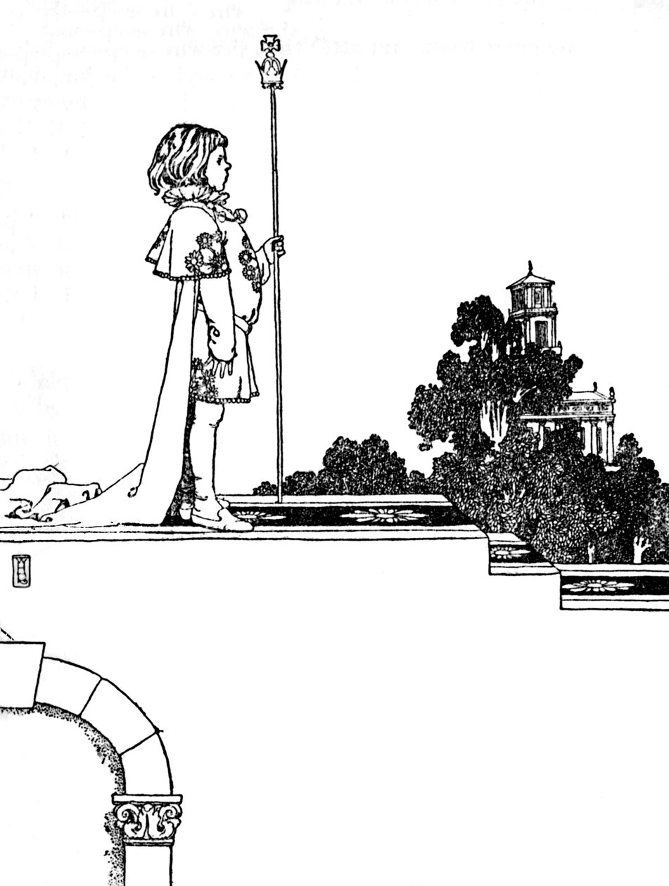 Ja mitä lähempänä ovea he olivat, sitä ylpeämmiltä he näyttivät, vuosi 1930 tekijältä William Heath Robinson