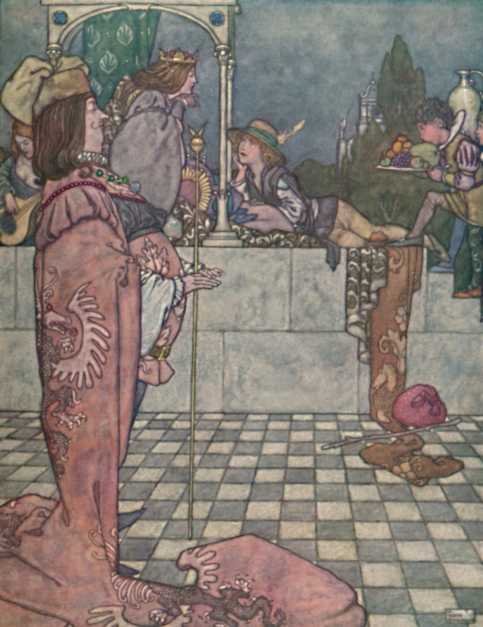 Hän sanoi, että hän ei tullut kosuttamaan häntä, vuonna 1930 tekijältä William Heath Robinson