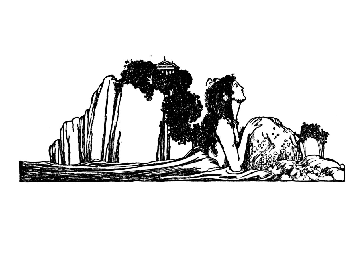 Monta iltaa Hän nousi paikkaan, vuodelta 1930 tekijältä William Heath Robinson