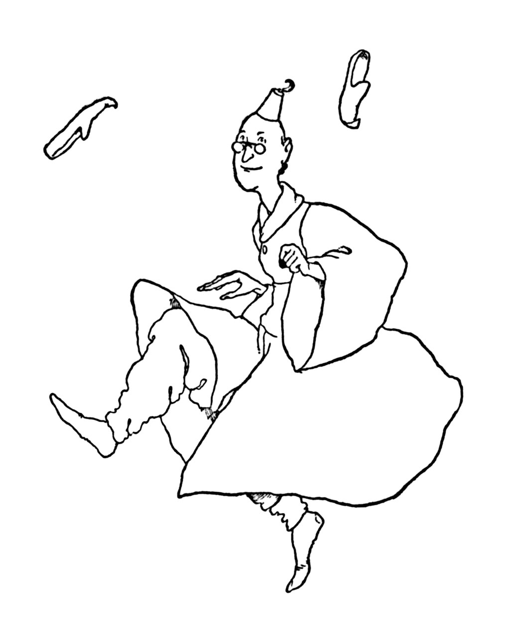 Heidän tossut lensivät korvissaan, vuodelta 1930 tekijältä William Heath Robinson