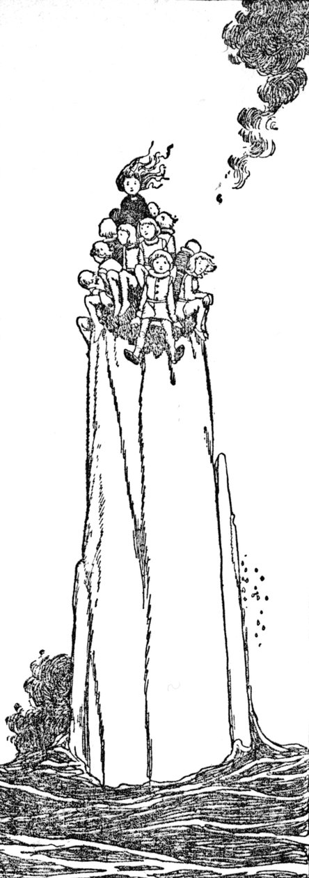 Hänelle ja heille oli vain tilaa, vuosi 1930 tekijältä William Heath Robinson