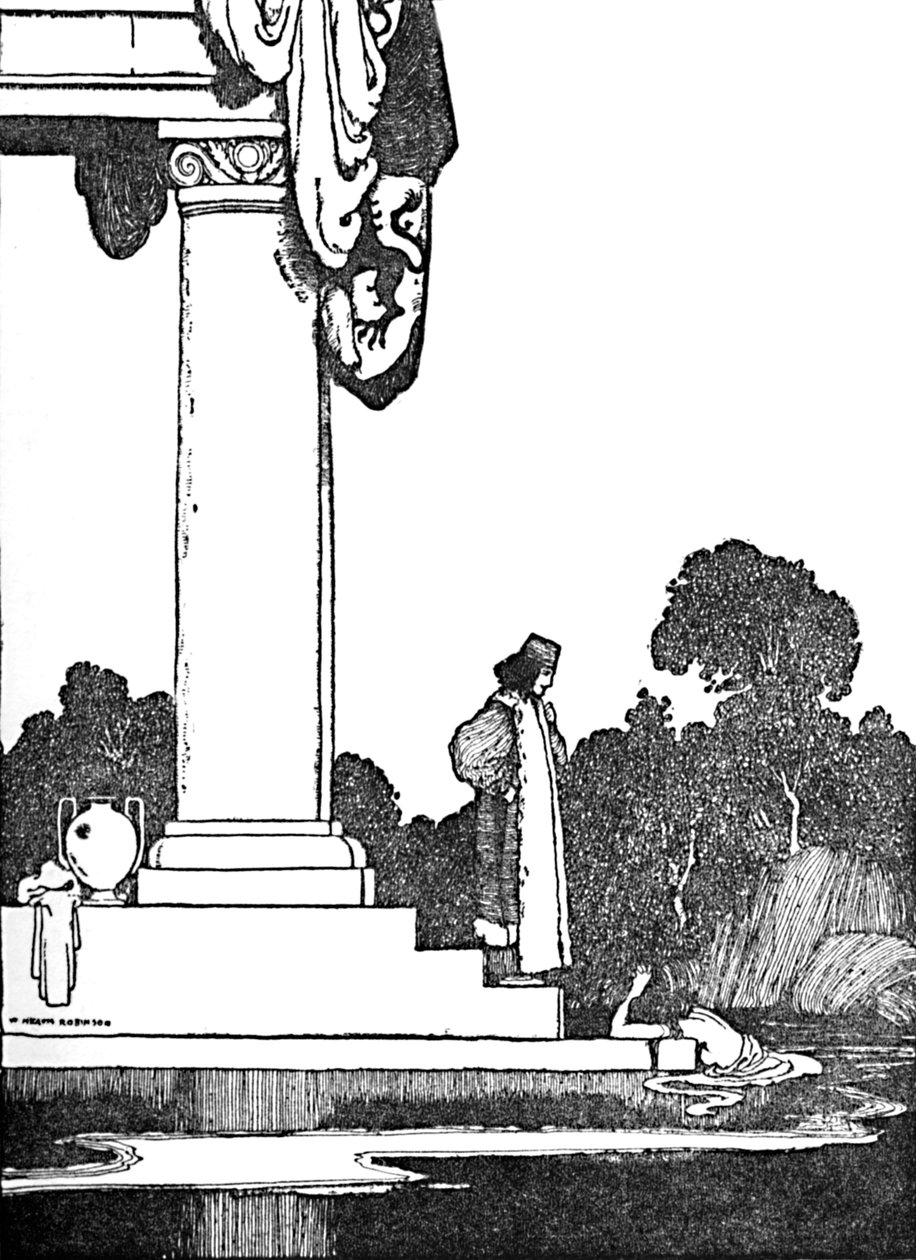 Kun aurinko nousi, hän heräsi, vuonna 1930 tekijältä William Heath Robinson