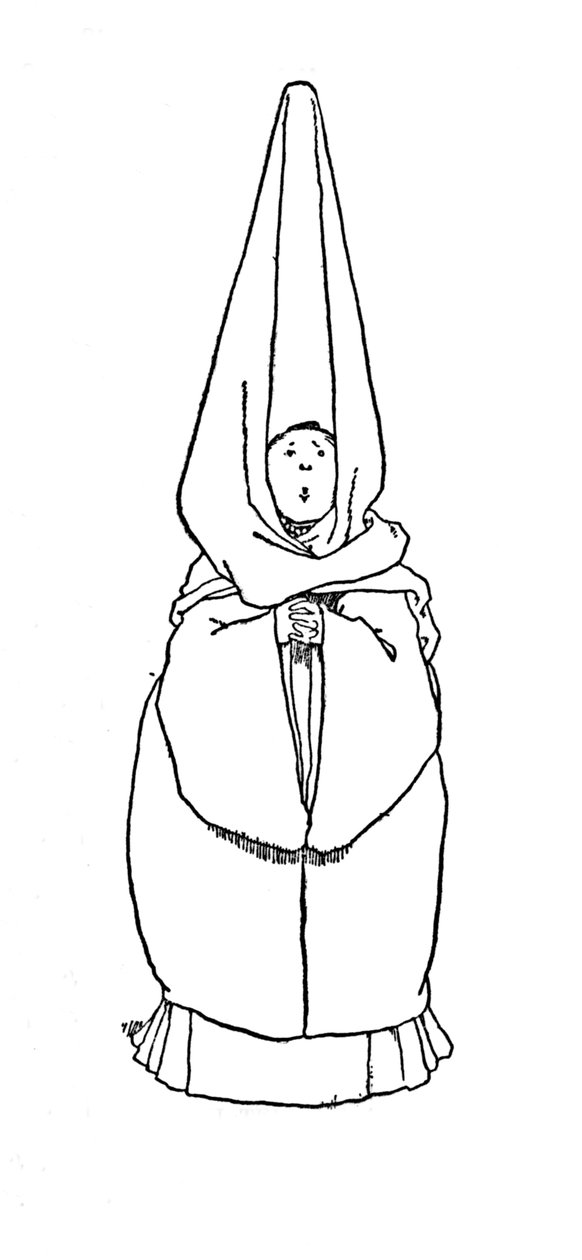 Kerrotko meille tarinan kysyi kuningattarelta, vuodelta 1930 tekijältä William Heath Robinson