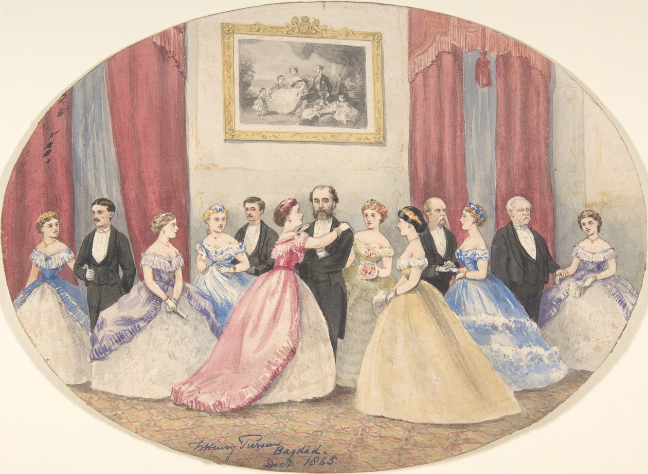 Brittiläinen vastaanotto Bagdadissa, 1865. tekijältä W Henry Pierson