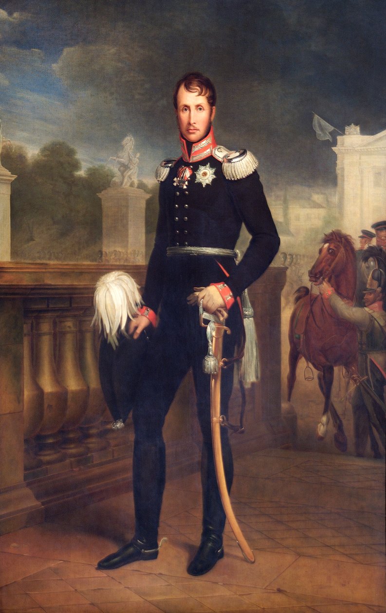 Frederick William III (öljy kankaalle) tekijältä W. Herbig