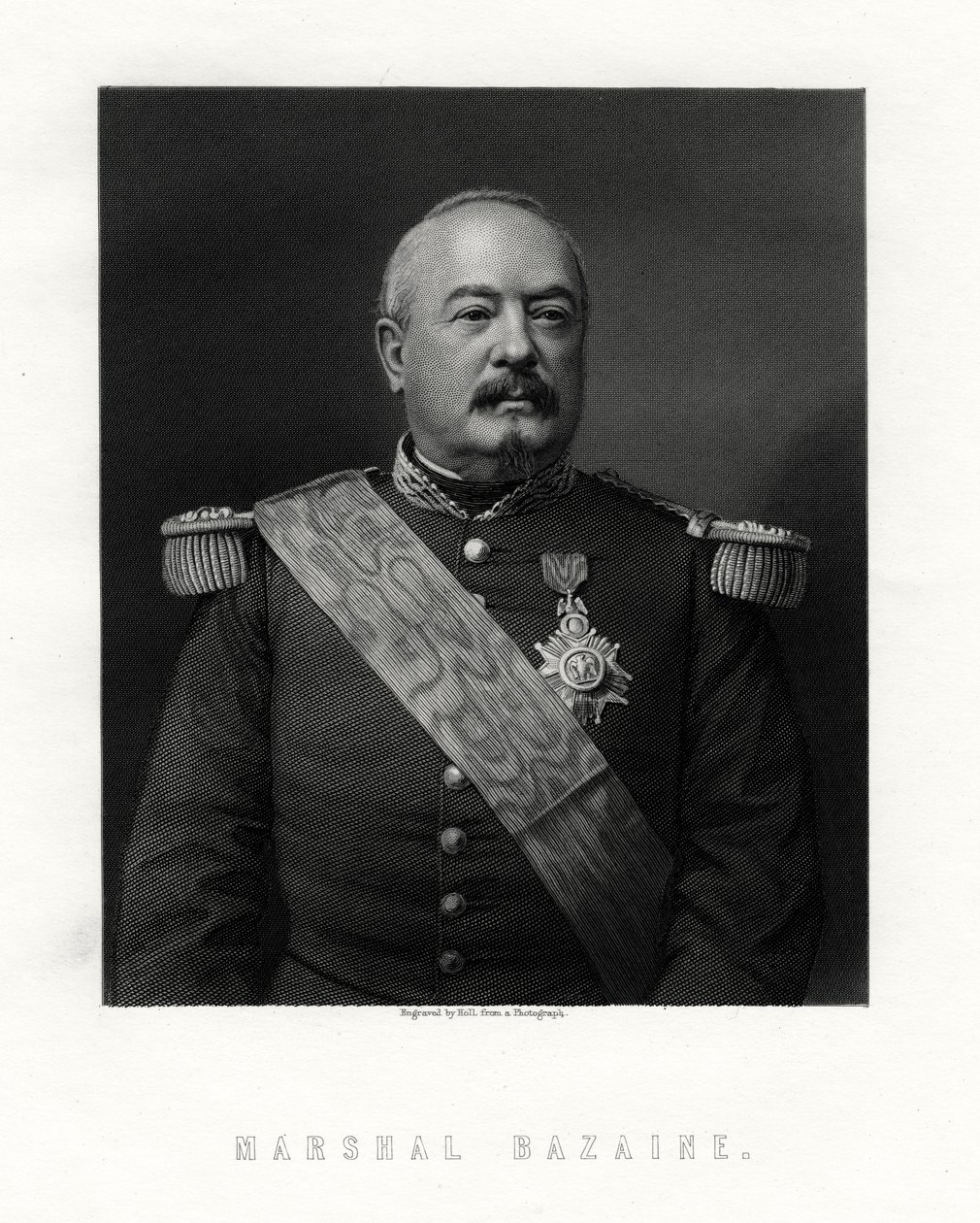 Achille Francois Bazaine, Ranskan marsalkka, 1800-luku. tekijältä W. Holl