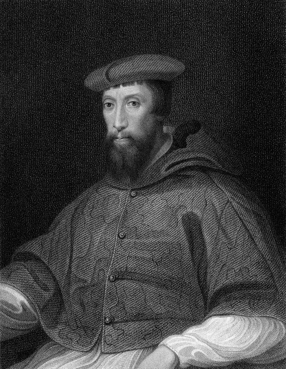 Kardinaali Reginald Pole 1500-1558, Canterburyn arkkipiispa, 1824. tekijältä W. Holl