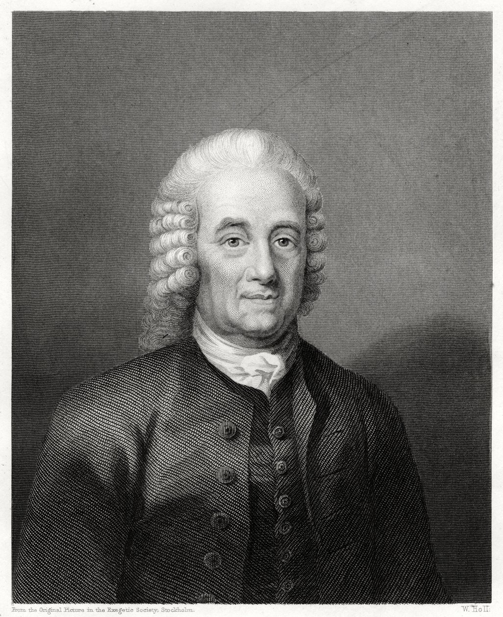 Emanuel Swedenborg, ruotsalainen filosofi, mystikko ja kosmologi, 1884 tekijältä W. Holl
