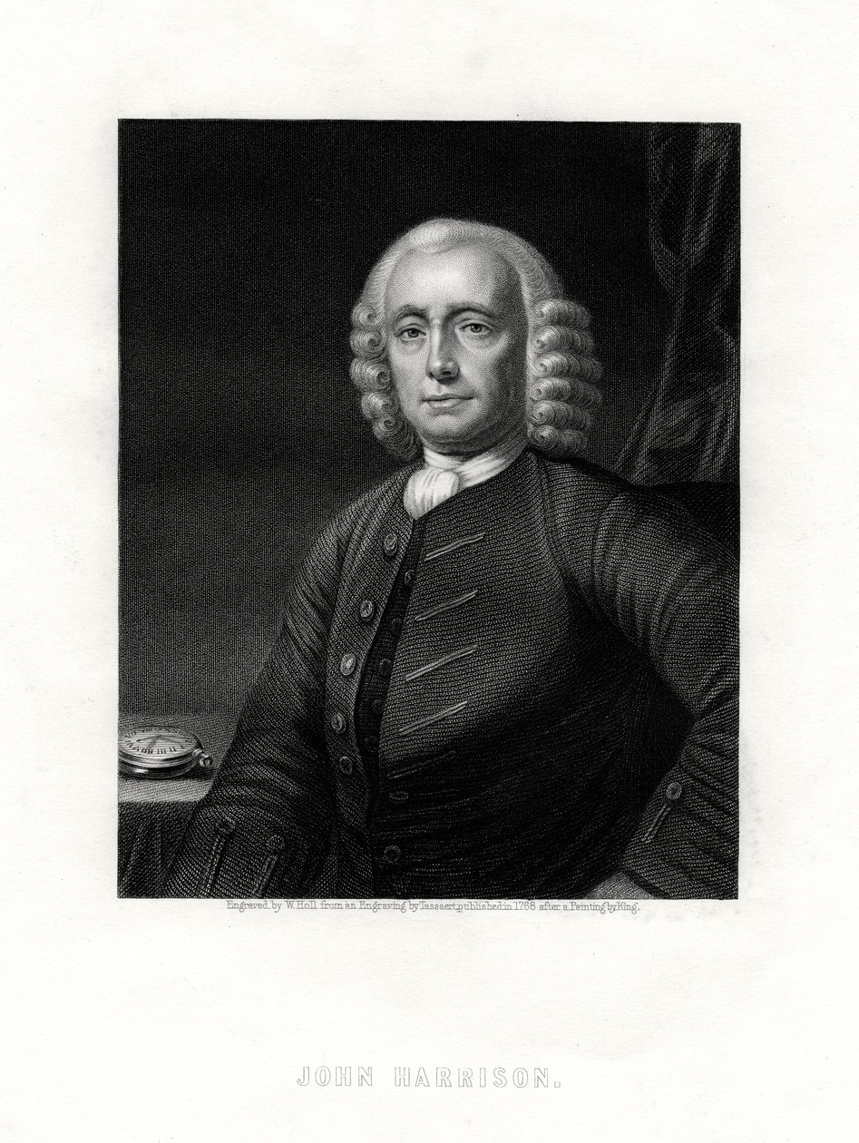 John Harrison, englantilainen kelloseppä, 1800-luku. tekijältä W. Holl