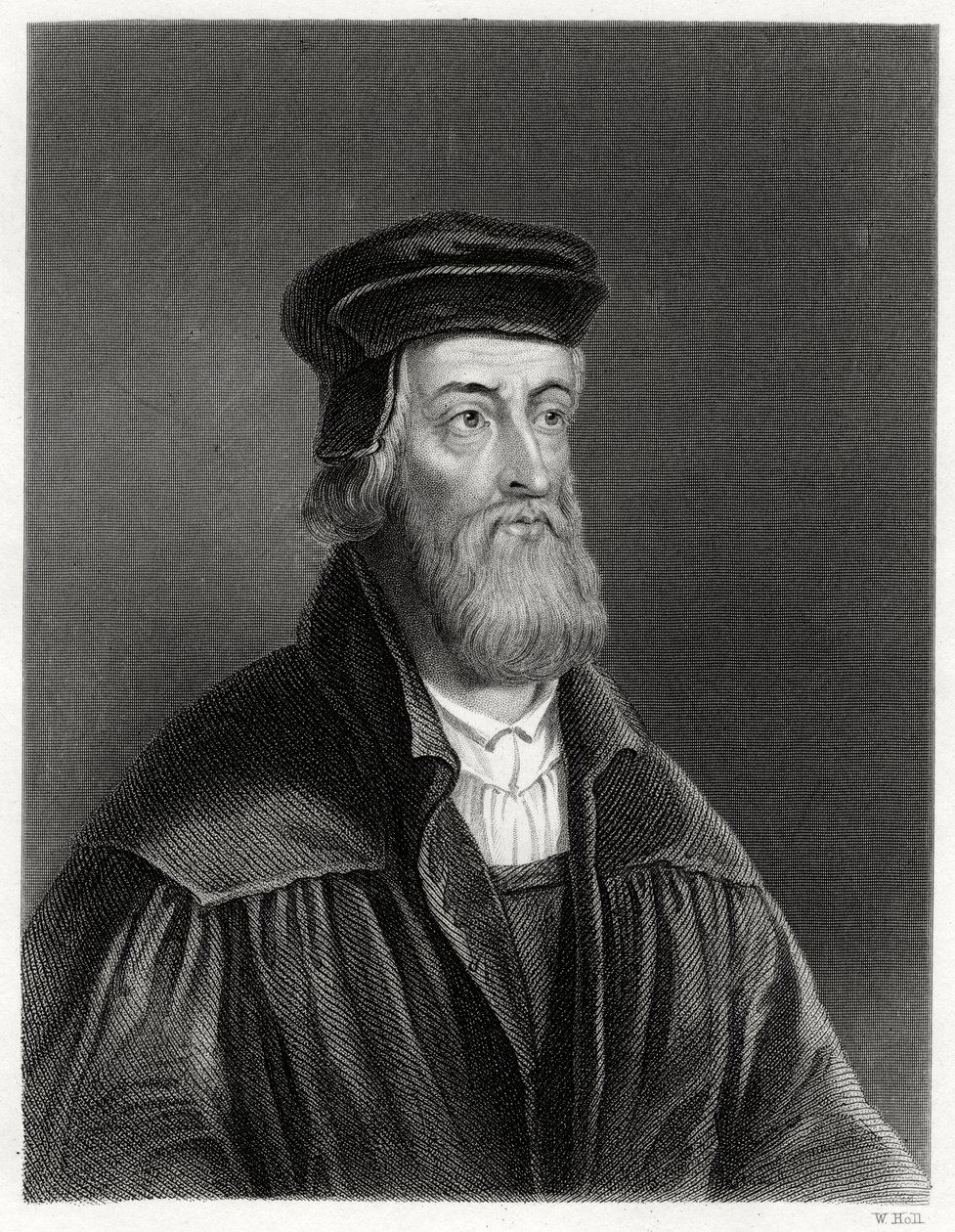 John Wycliffe, englantilainen teologi, 1800-luku tekijältä W. Holl
