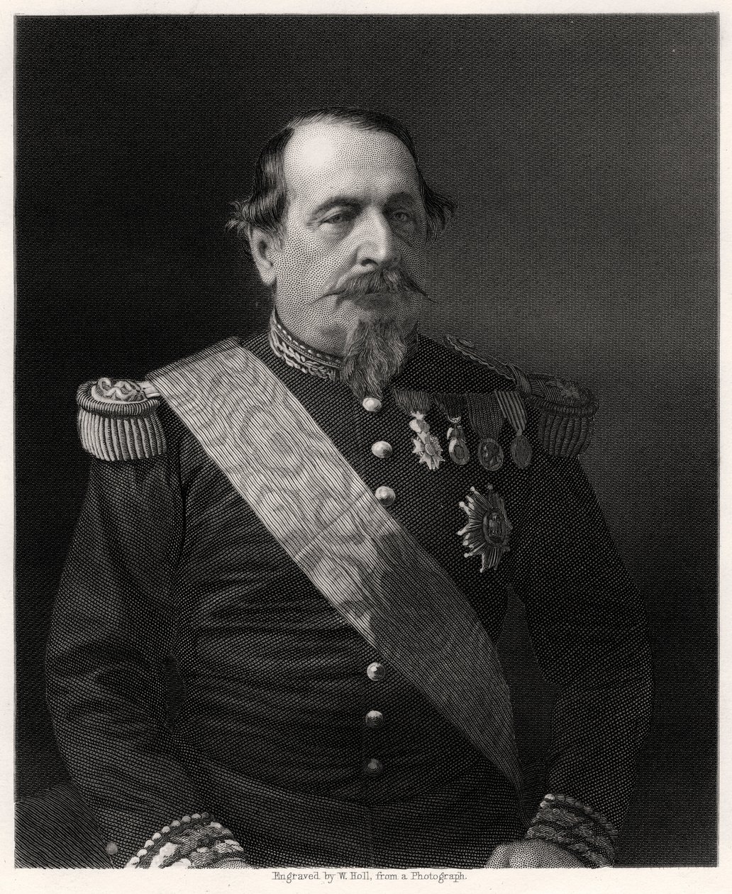 Napoleon III, Ranskan keisari, 1800-luku tekijältä W. Holl
