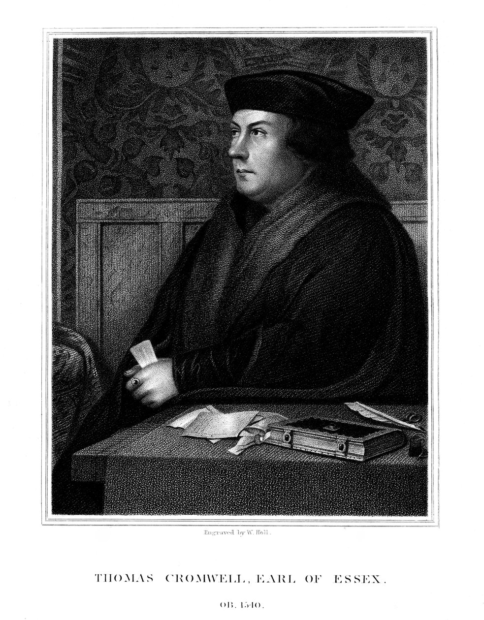Thomas Cromwell, Essexin ensimmäinen jaarli, Englannin valtiomies, 1823. tekijältä W. Holl