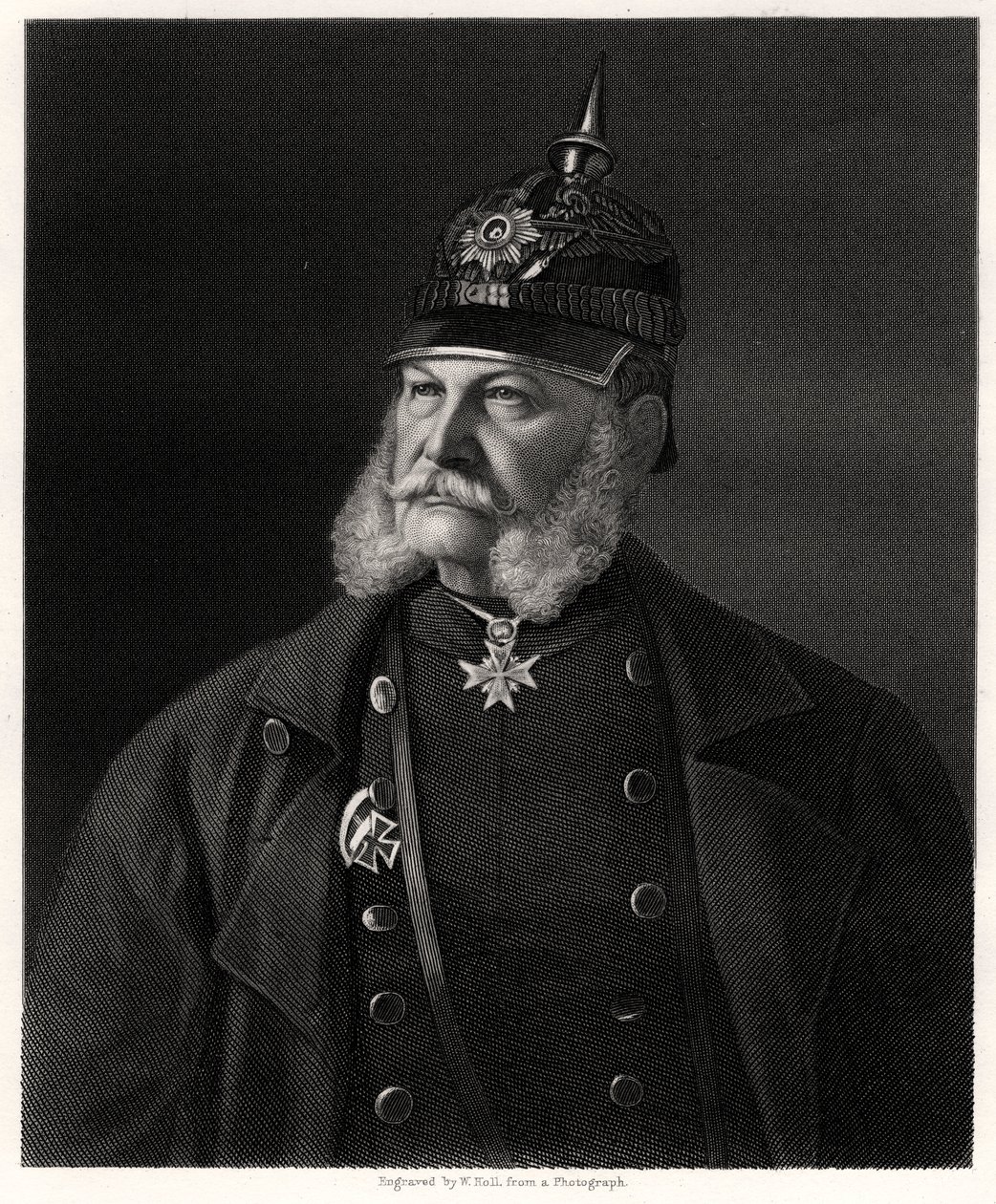 Wilhelm I, Preussin kuningas ja Saksan keisari, 1800-luku tekijältä W. Holl