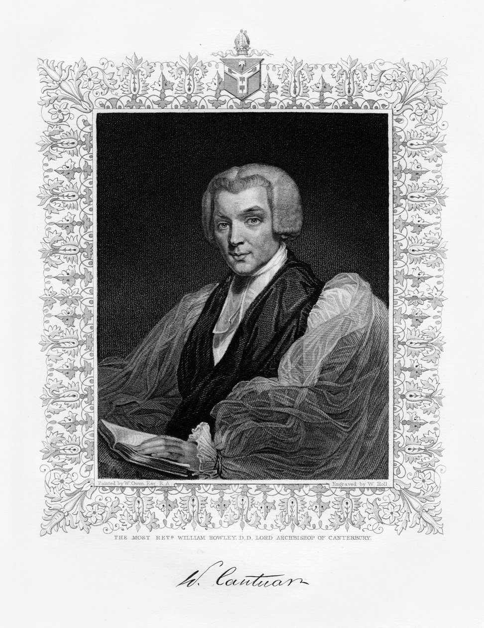 William Howley, Canterburyn arkkipiispa, 1800-luku. tekijältä W. Holl