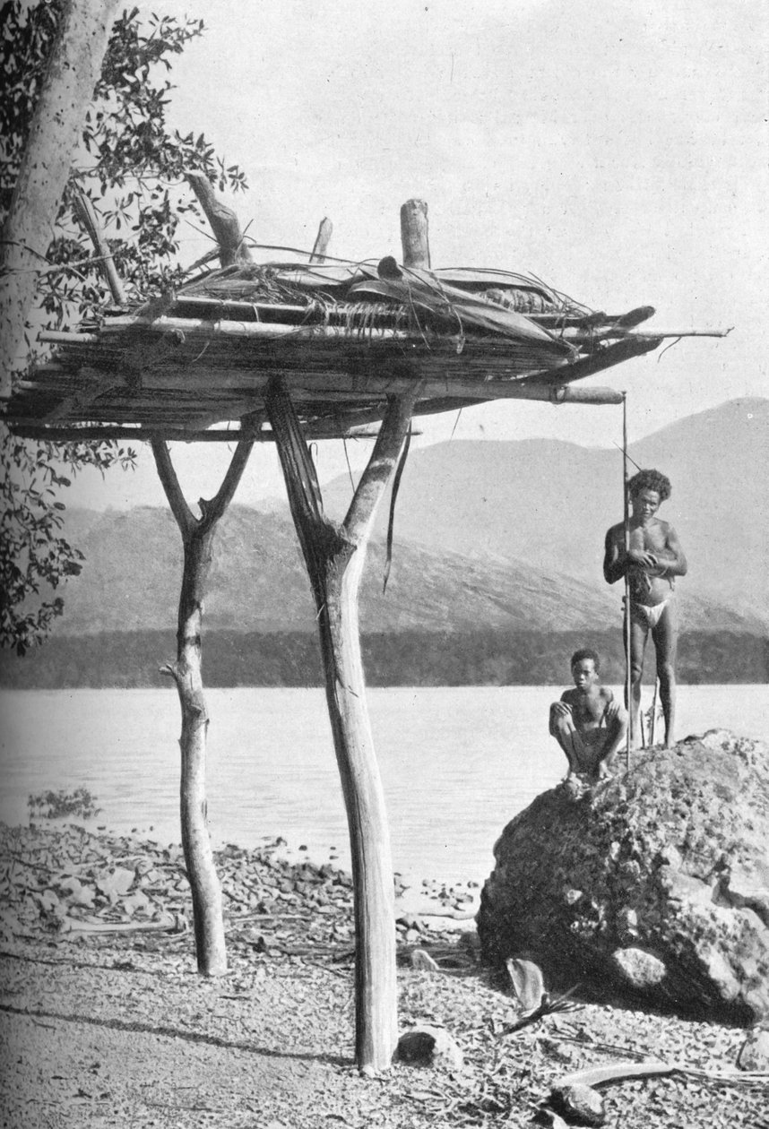 Ruumislava Uudessa-Guineassa, 1902 tekijältä W. Lindt
