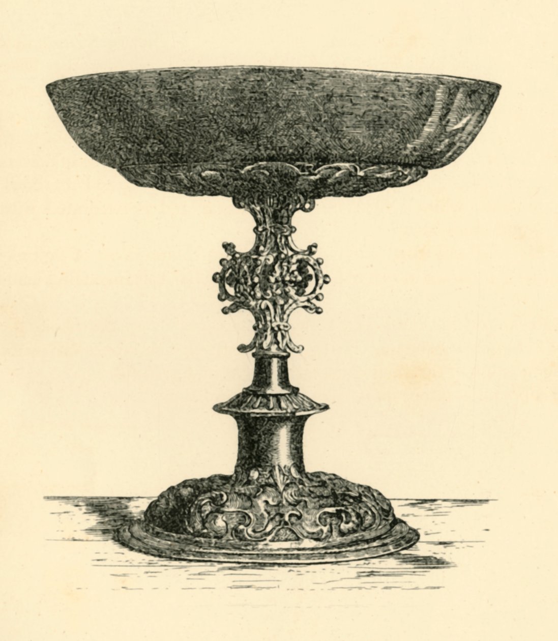 Hopeatazza, 1600-luvun alku, 1881. tekijältä W. M. McGill
