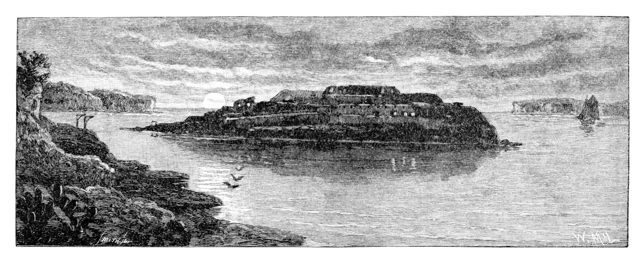 Bare Island, Botany Bay, New South Wales, Australia, 1886. tekijältä W. Macleod