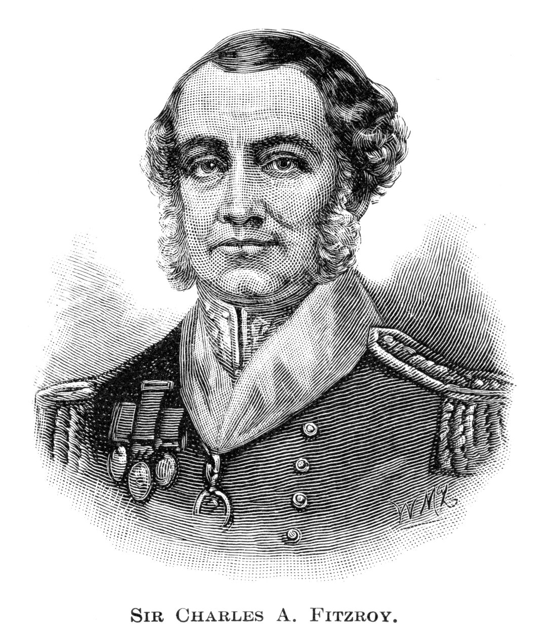 Sir Charles Augustus FitzRoy, Uuden Etelä-Walesin kuvernööri, 1886. tekijältä W. Macleod